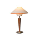 Axyaa Wooden Fabric LED Table Lamp Medieval Style Home Living Room Decoration