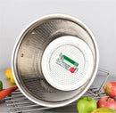 Axya Stainless Steel Mesh Filter Basket for Food, Fruit, and Wine Making