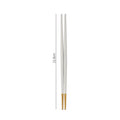 Axyaa Stainless Steel Chinese Chopsticks Set Multi Non-Slip Tableware Wedding