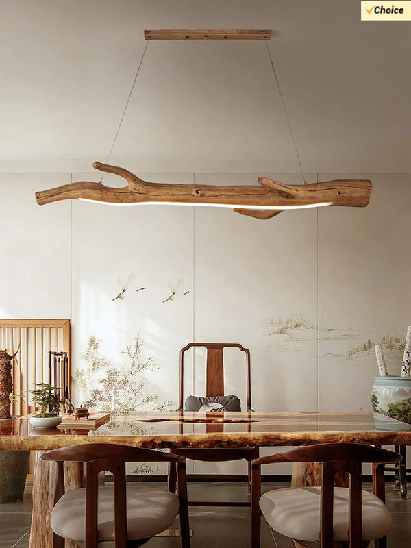 Axyaa Simulated Wood Branch Pendant LED Lights for Dining and Cafe Decor