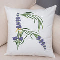 Axyaa Lavender Letter Sofa Cushion Cover for Home Car Living Room Bedroom Decor