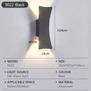 Axyaa LED Wall Lamp IP65 Waterproof Modern Minimalist Aluminum Indoor Outdoor Light