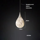 Axyaa Marble Art LED Chandelier - Luxury Dining Room Ceiling Lighting