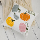 Axyaa Pumpkin Embroidered Velvet Sofa Pillowcase Halloween Throw Cushion Cover
