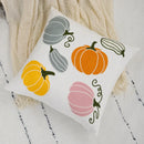 Axyaa Autumn Velvet Pumpkin Embroidered Throw Pillowcase - Home Decor