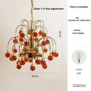Axyaa Retro Purple Murano Style Droplet Chandelier for Living, Bedroom, Dining Room