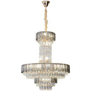 Axyaa Crystal Chandelier: Postmodern Light Luxury for Living Room, Hotel Lobby & Villa.