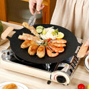 Axyaa Non Stick BBQ Grill Pan with Removable Handle
