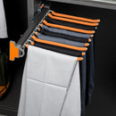 Axyaa Aluminum Alloy Pant Hangers: Adjustable, Multi-Functional, & Collapsible Clothes Rack