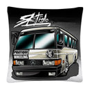 Axyaa Stunt Motorcycle Cartoon Soft Plush Cushion Cover Pillow Case