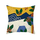 Axyaa Geometric Abstract Print Cushion Cover Tropical Botanical Pillowcase