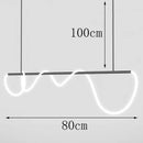Axyaa Modern Pendant Lighting for Dining Room Chandeliers LED Ceiling Lamp