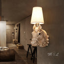 Axyaa Retro Horse Resin Wall Lamp