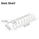 Axyaa Stainless Steel Dish Drainer Rack Kitchen Organizer Pot Lid Shelf