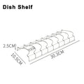 Axyaa Stainless Steel Dish Drainer Rack Kitchen Organizer Bowl Holder Pot Lid Shelf