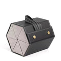 Axyaa Vintage Faux Leather Glasses Organizer with 4/6 Slots - Foldable Eyewear Case