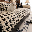 Axyaa Bohemian Jacquard Plush Throw Blanket for Sofa & Furniture protection