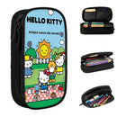 Axyaa Hello Kitty Pencil Case: Large Storage Pencil Pouch for Students