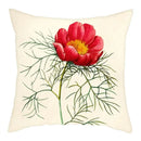 Axyaa Pink & White Flower Pattern Pillow Cover 45*45cm