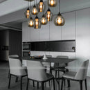 Axyaa Stainless Steel LED Chandelier Lights for Nordic Home Decor