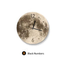 Axyaa Decorative Wall Clock Sconce Lamp LED Lights for Wabi Sabi Home Decor
