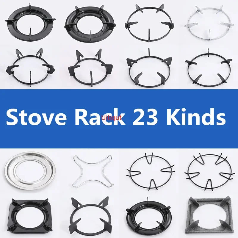 Axya Cast Iron Wok Pan Support Rack for Gas Stove Cooker Cookware