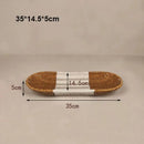 Axyaa Rattan Wicker Serving Baskets: Bread Fruit Vegetables Basket 6 Styles