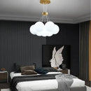 Axyaa Magic Bean Nordic Cream Chandelier - Modern Bedroom Lighting