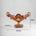 Axyaa Retro Vase with Simulated Flowers for Home and Living Room Decor