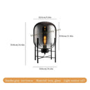 Axyaa Glass Floor Lamp for Nordic Living Room Decor