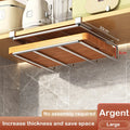 Axyaa Under Cabinet Basket Storage Shelf: Kitchen & Office Organizer