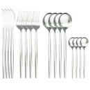 Axyaa Gold Matte Cutlery Set - 16Pcs Stainless Steel Tableware