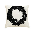 Axyaa Christmas Festival Flower Round Pillowcase for Cozy Home Decor