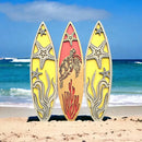 Axyaa Beach Surfboard Wall Hanging Decor Set | Summer Hawaiian Room Aesthetics