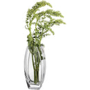 Axyaa Clear Glass Vase 12.6" - Heavy Duty, Durable, Made in Europe