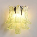 Axyaa Murano Glass Petal Wall Lamp - French Style Lighting for Home Decor