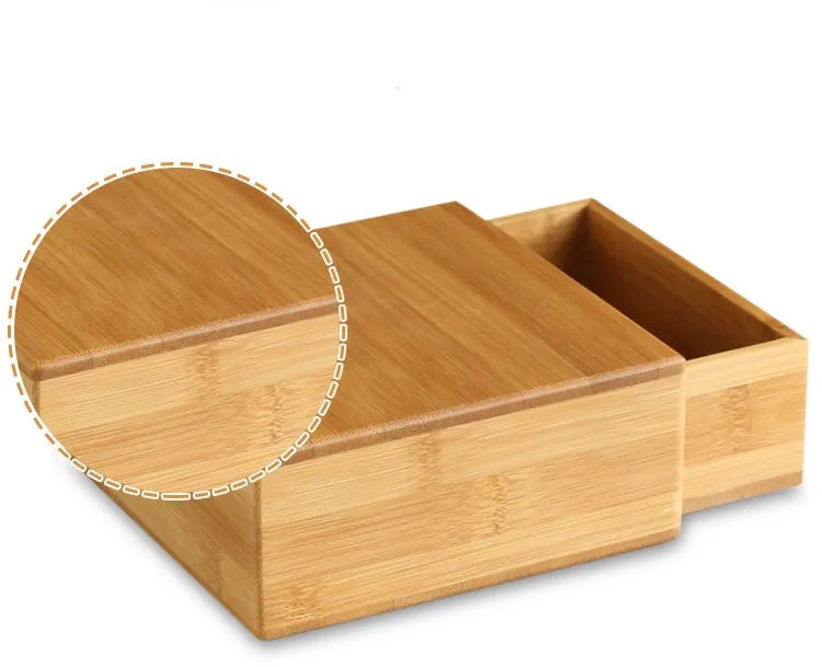 Axya Bamboo Jewelry Box: Small, Simple, Elegant Storage for Bracelets and Beads