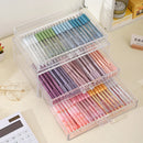 Axyaa Acrylic Stationery Drawer Organizer Watercolor Pen Holder Multi-Layer Storage Rack