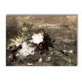 Axyaa Neutral Rose Fruit Botanical Posters Canvas Wall Art Print - Farmhouse Kitchen Decor