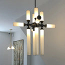 Axyaa Glass Tube Pendant Light for Home LED in Minimalist Design