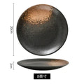 Axyaa 6" & 8" Ceramic Dinner Plate Set for Home and Restaurant Use