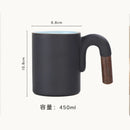 Axyaa Gradient Mug: Large-capacity Rough Pottery Coffee Cup with Handle