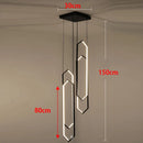 Axyaa Modern Staircase Pendant Lights for Living Room - Indoor Hanging Lamps