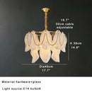 Axyaa Cloud Glass Pendant Light for Cozy Spaces