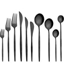 Axyaa Stainless Steel Cutlery Set - 10 Pieces of Mirror Flatware Tableware