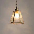 Axyaa Industrial Vintage Glass Shade LED Pendant Chandelier