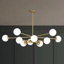 Axyaa Copper Molecular Magic Bean Pendant Lamp - Designer Postmodern Living Room Light