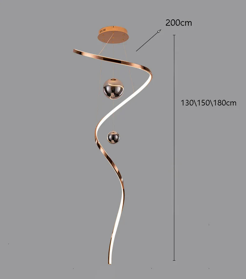 Axyaa Staircase Chandelier: Exquisite Ceiling Lights & Indoor Lighting Fixtures
