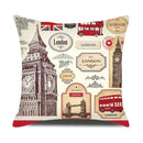 Axyaa London Guard Street Scene Cushion Cover - Cute Cartoon Design