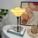 Axyaa Nordic Glass Table Lamp Cream Wind Bauhaus Table Light for Home Décor